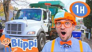 Blippi Recycles with Garbage Trucks | 1 HOUR BEST OF BLIPPI | Educational Videos for Kids | Toys