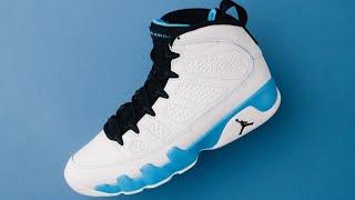 NIKE AIR JORDAN 9 powder blue 2024 retro could have been better but still a great retro