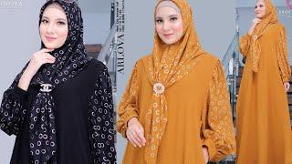 GAMIS LEBARAN SIMPEL DAN GAMIS BROKAT COCOK DI PAKAI ACARA FORMAL