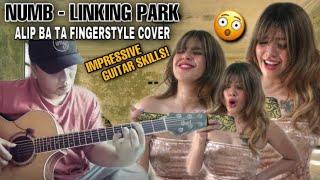 ALIP BA TA NUMB - LINKIN PARK | FINGERSTYLE COVER | REACTION