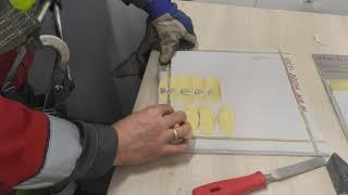 Chartek 2218 & 1960 PFP & CSP Adhesion Test (Chisel Test) Fire Proofing Coating and Cold Spill Prote