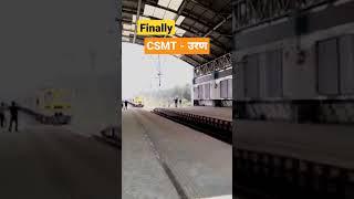 uran railway | csmt to uran railway | uran train started #viral #trending #shorts #uran #train