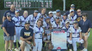 Highlights: Grass Lake softball wins FIRST STATE CHAMPIONSHIP in program history in 5-4 victory o...