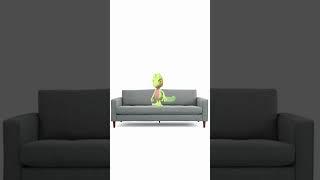 Treecko Chillin On A Sofa