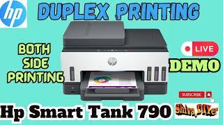 How To Double Side Print  Duplex Printing Demo ️HP Smart Tank 790 Both Side Printing & Xerox Copy!