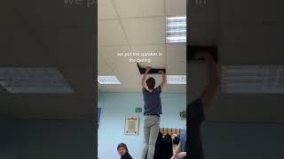 BEST PRANK ‼️#prank #teacher #reaction #school #students #bluetoothspeaker #popular