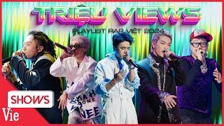 Top 9 bài rap TRIỆU VIEWS gây tiếng vang tại Rap Việt 2024: Dangrangto, GILL, Robber,...