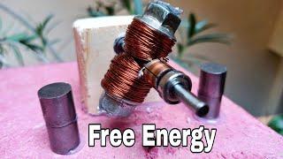 Free Energy Generator Using Powerful Brushed Motor