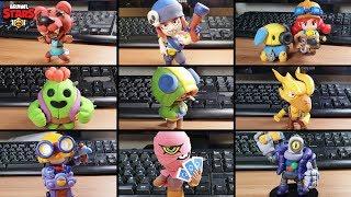 Brawl Stars clay Art - Leon.Spike.Crow,Tara,Rico / 브롤스타즈 클레이 아트