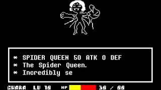 [unitale] Anomalytale Armorachnid&Muffet(Spider Queen) battle! [undertale fangame]