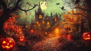 Best Relaxing Halloween Ambience  Mysterious Witch's House  Spooky Sounds, Halloween Music