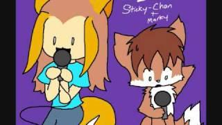 Melt - Sticky-chan and Marky Version