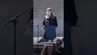 Deputy Prime Minister Angela Rayner visits Bergen-Belsen - liberated by British forces 80 years ago
