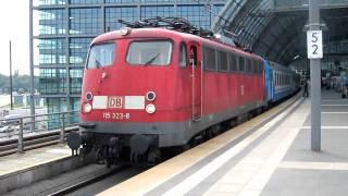 [DB] BR 115 с поездом Берлин - Саратов (Berlin Hauptbahnhof)