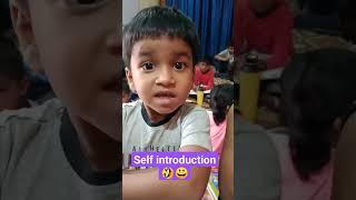 Daily tuition vlog  Self Introduction Nursery cute boy #shots #self #tuition #kidslearning