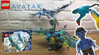 Обзор сета LEGO Avatar 75572 первый полёт на банши Джейка и Нейтири