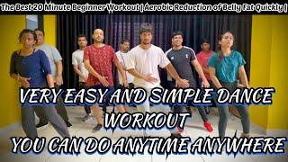 20min Aerobic Dance Workout | Tips to Lose Belly Fat Effortlessly | ZumbaClass | nonstop zumba video