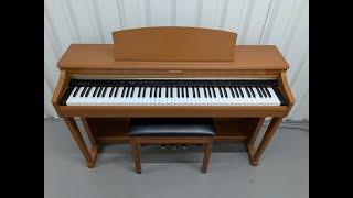 Kawai CN32 digital piano and stool in light oak finish stock number 24379