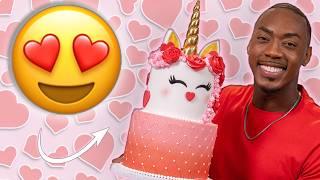 Making a Magical Unicorn Cake for Valentine's Day!