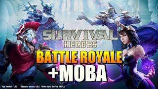 SURVIVAL HEROES [ANDROID] - МОВА+КОРОЛЕВСКАЯ БИТВА. ГЕЙМПЛЕЙ и ПЕРВЫЕ КИЛЛЫ