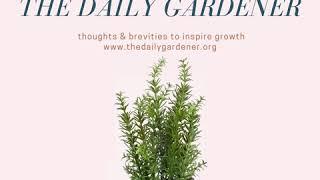 May 23, 2019 Growing as a Gardener, Carl Linnaeus, the Centigrade thermometer, Commelina genus,...