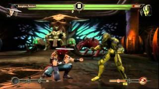 Mortal Kombat 9 Online ScorpionFantom vs Vikky Part 1