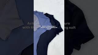 Achieve your best silhouette with this sculpting suit #jumpsuit #fashion