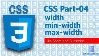 Understanding Width, Max-Width, and Min-Width Properties in CSS | Width Vs min-width Vs max-width 