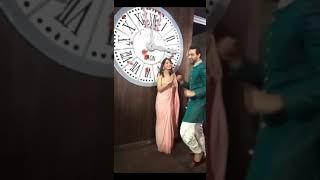 Poojasharma &sourabhrajj dance performance |poojasharma dance in interview /poojasharma cute mini d