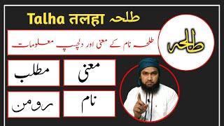 Talha Name Meaning in Urdu | Talha Name Ka Matlab | Talha Name Ke Mayne | LafzeQadeerOfficial