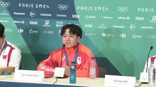 Oka: 'I feel great!' after winning men's all-around gold｜Paris 2024｜Olympics｜Gymnastics｜岡慎之助｜张博恒｜肖若腾