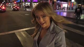 Jade Pettyjohn talks about her upcoming show Little Fires Everywhere outside TCL Chinese Theatre in