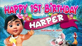 Harper Yllise 1st Birthday Celebration @ Robo Beach Resort