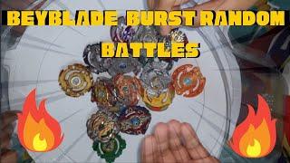 BEYBLADE BURST RANDOM BATTLES!!! || Beyblade burst random combo battles (w/my brother)