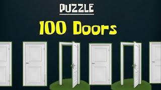 100 Doors Puzzle || Hard Puzzle for Genius minds