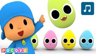  Unbox mystery MULTICOLOR EGGS with Pocoyo! Learn Together! | Pocoyo English | Cartoons for Kids