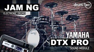 Yamaha DTX-PRO sound module with drum-tec Jam NG electronic drums