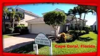 Cape Coral Home for Sale 2,261 Sqft | 4 Beds | 2.5 Baths | Pool | Lake