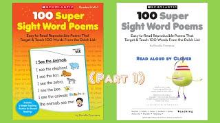 100 super sight word poems (part 1) | I Can read | Beginner readers