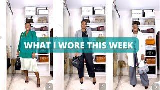 SPRING WORKWEAR FOR CURVY WOMEN , ZARA, PRADA, COACH, H&M, #midsize #midsizefashion