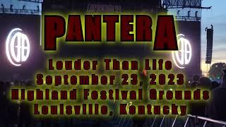 Pantera @ Louder Than Life 2023 in Louisville, Kentucky (COMPLETE SET)