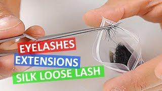 Individual Eyelashes Loose Silk Lashes - Eyelash Extensions Lashes - Perfect Eyelashes Products