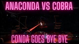 ELITE DANGEROUS PVP ANACONDA VS COBRA MK III