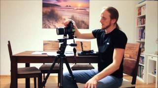 Equipment for shooting single row panoramic Photos
