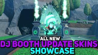 DJ BOOTH UPDATE | ALL NEW SKINS SHOWCASE | Tower Defense Simulator v1.29.0 Update