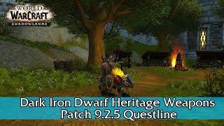 Dark Iron Dwarf Heritage Weapons (+Mount) 9.2.5 Questline