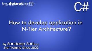 Part 3 - C# Tutorial - How to develop application in N-Tier Architecture?