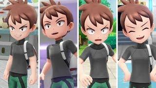 Evolution Of Rival Trace In Pokemon Let's Go Pikachu & Eevee