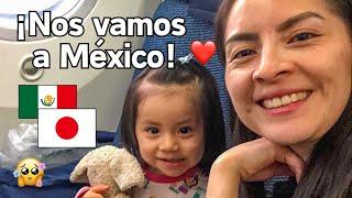 ¡Viajando solas a México! Vuelo de 14 horas con mi hija de casi 2 años.