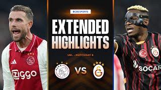 Ajax vs. Galatasaray: Extended Highlights | UEL League Phase MD 8 | CBS Sports Golazo